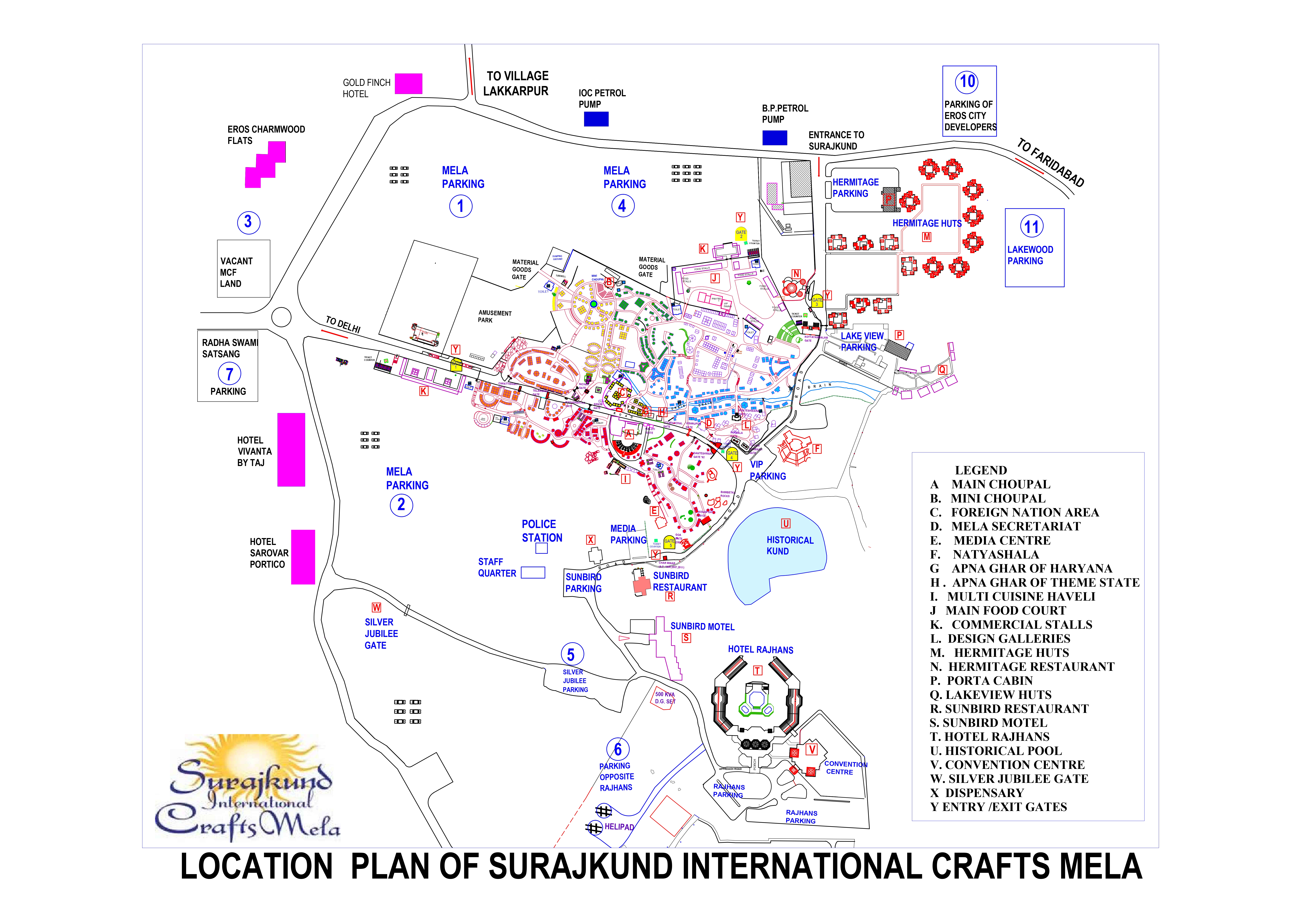 Layout Map of the Event