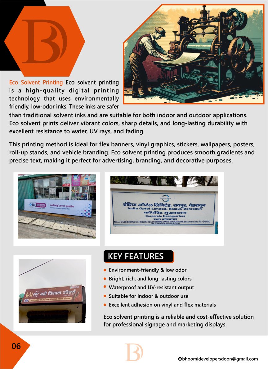 Eco Solvent Printing